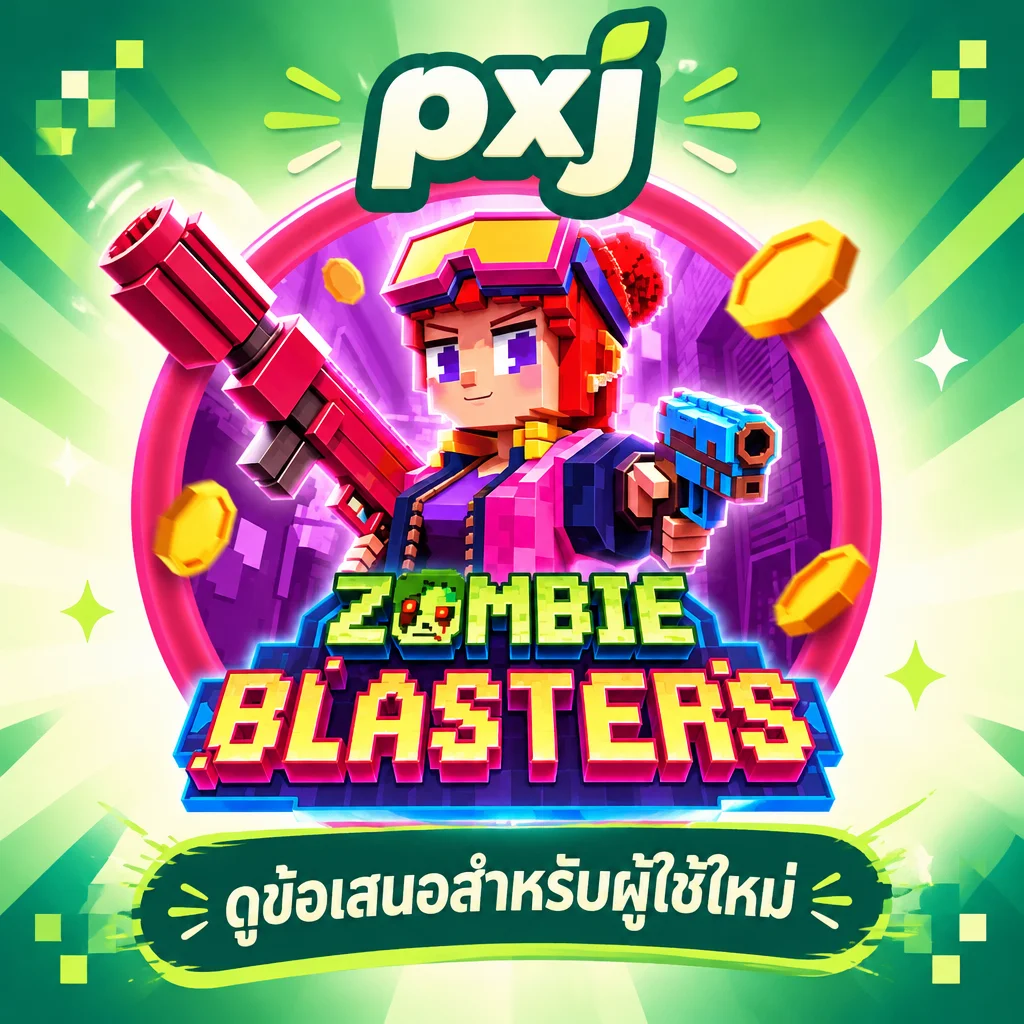 pxj · Zombie Blaster · ภาพเกม